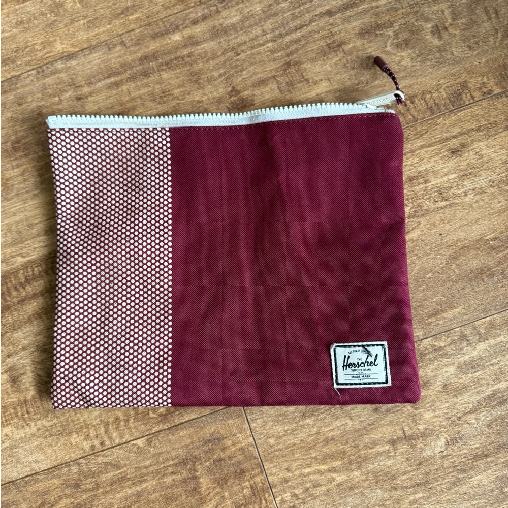 Herschel Supply Company Burgundy Toiletry Bag